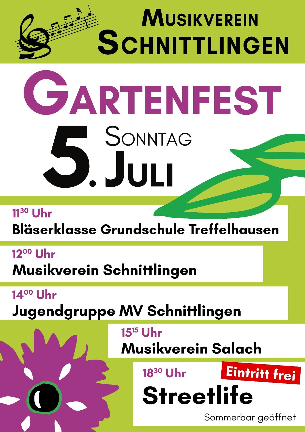 Schnittlinger Gartenfest