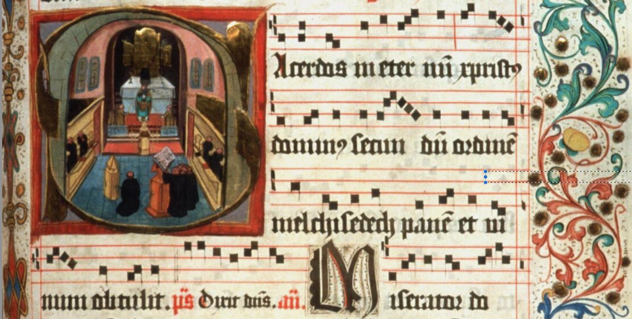 Josquin Desprez (1450-1521): Missa Gaudeamus, Gregorianik und Instrumentalmusik seiner Zeit